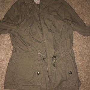 army green utility jacket
